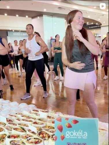 Gokéla community fitness event with wraps