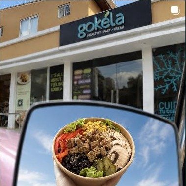 Gokéla storefront with a fresh bowl